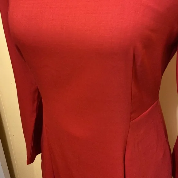 COS Red Wool Dress - Picture 7 of 9